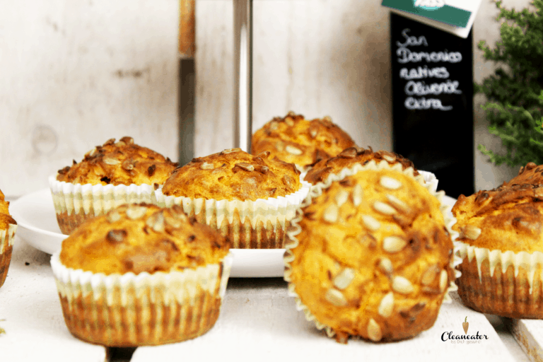 Herzhafte Süßkartoffel Muffins mit San Domenico Olivenöl