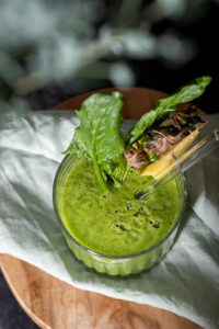 Grüner Smoothie mit Wildmango Balsam-Star