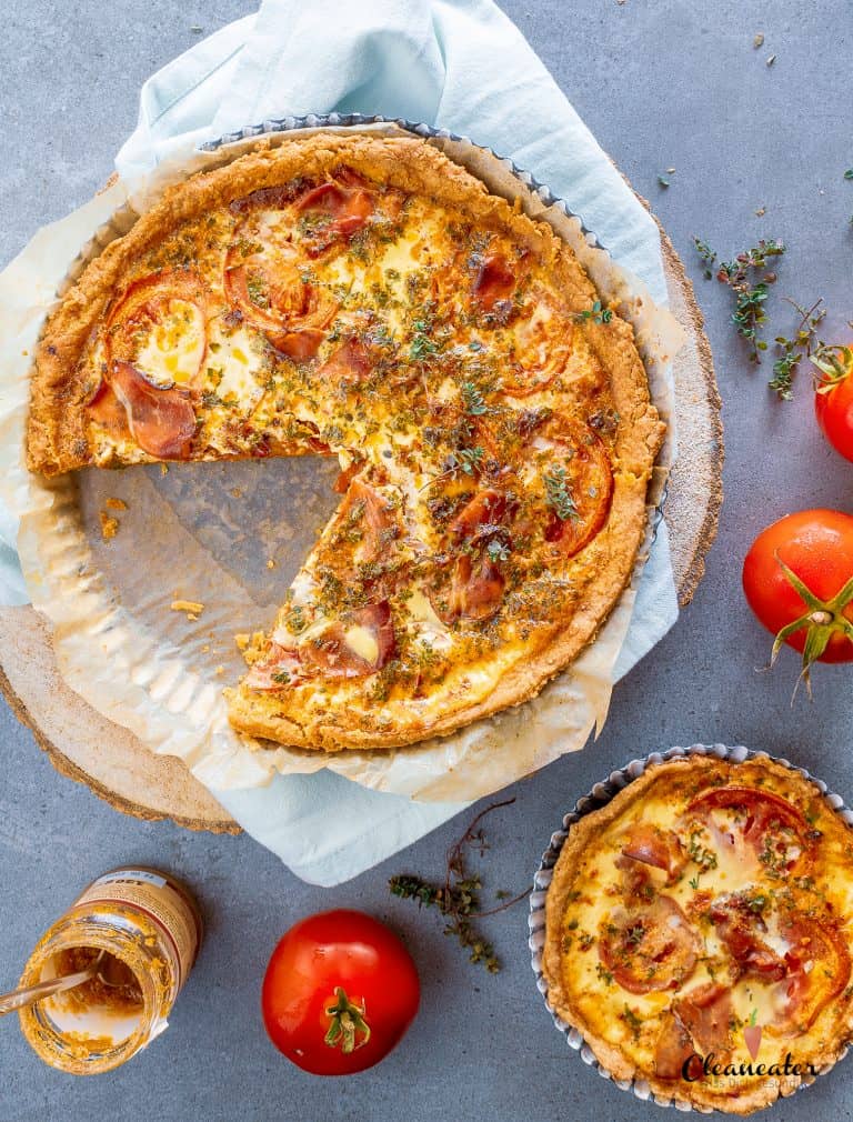 Tomaten-Qiche mit Pesto Rosso
