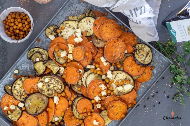 Geröstete Auberginen mit Ingwer-Sesamöl